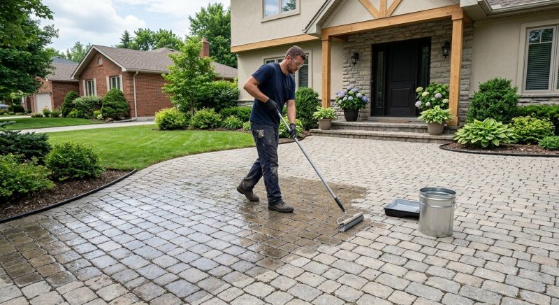 Paver Driveway Sealing in Tacoma, WA