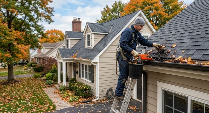 Rain Gutter Clearing in Bergen County, NJ
