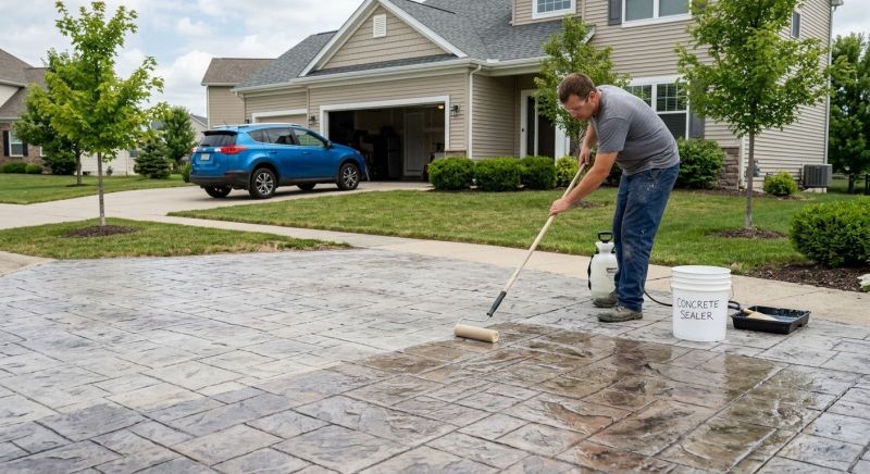 Concrete Driveway Sealing in Alpharetta, GA