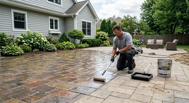 Paver Driveway Sealing in Bellevue, WA