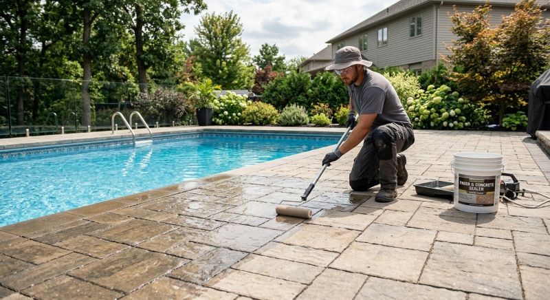 Porch Concrete Sealing in Alpharetta, GA
